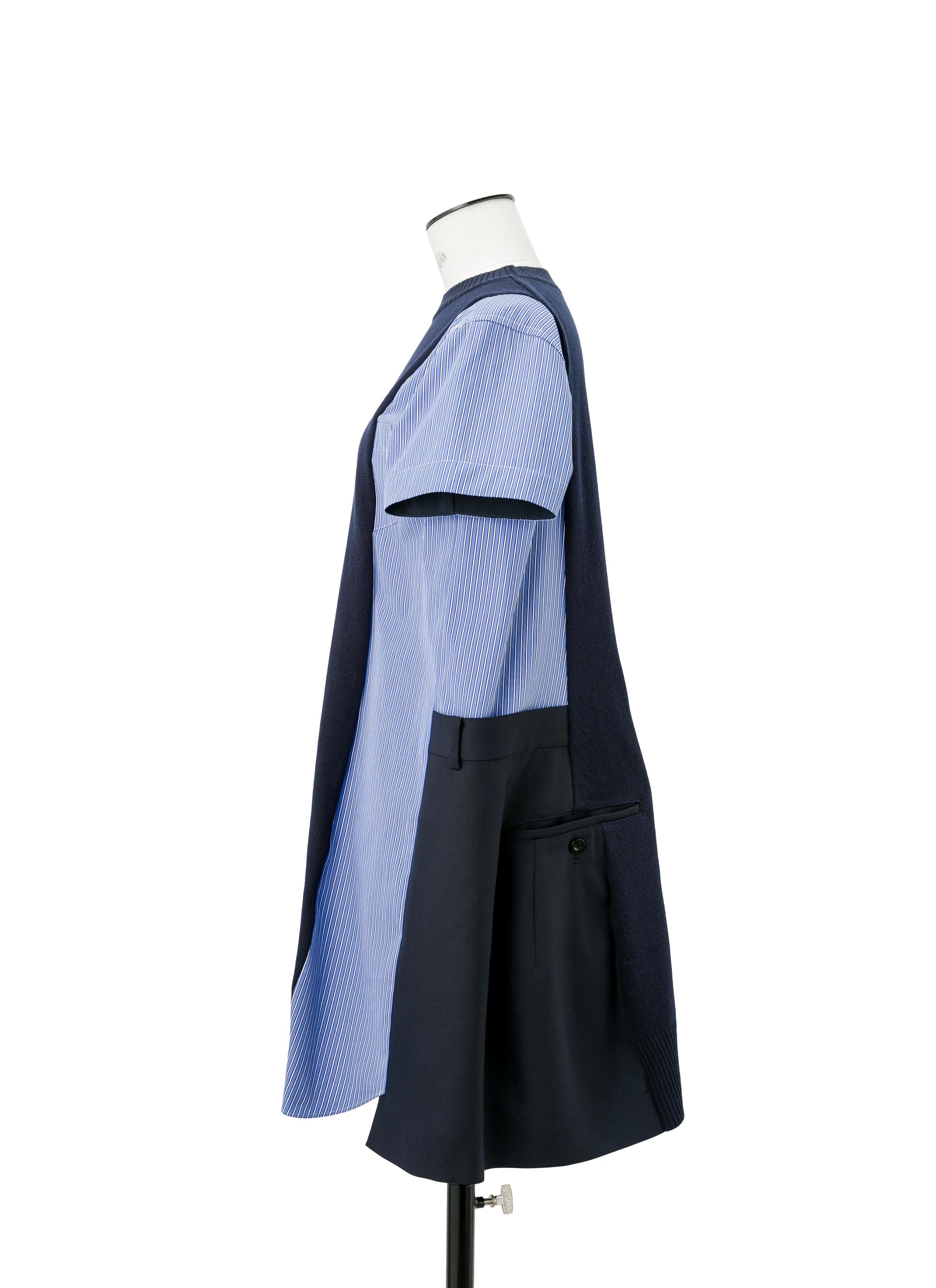 Poplin x Knit Dress - 2