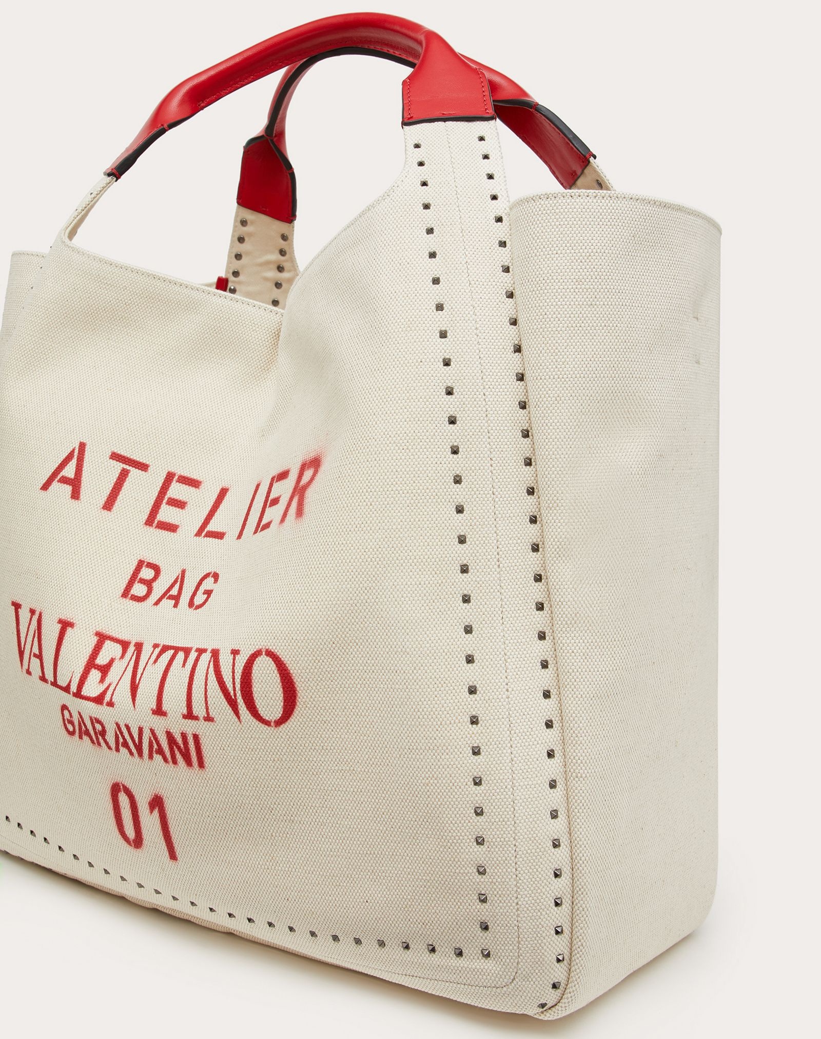 Valentino Garavani Atelier Bag Canvas Tote - 5