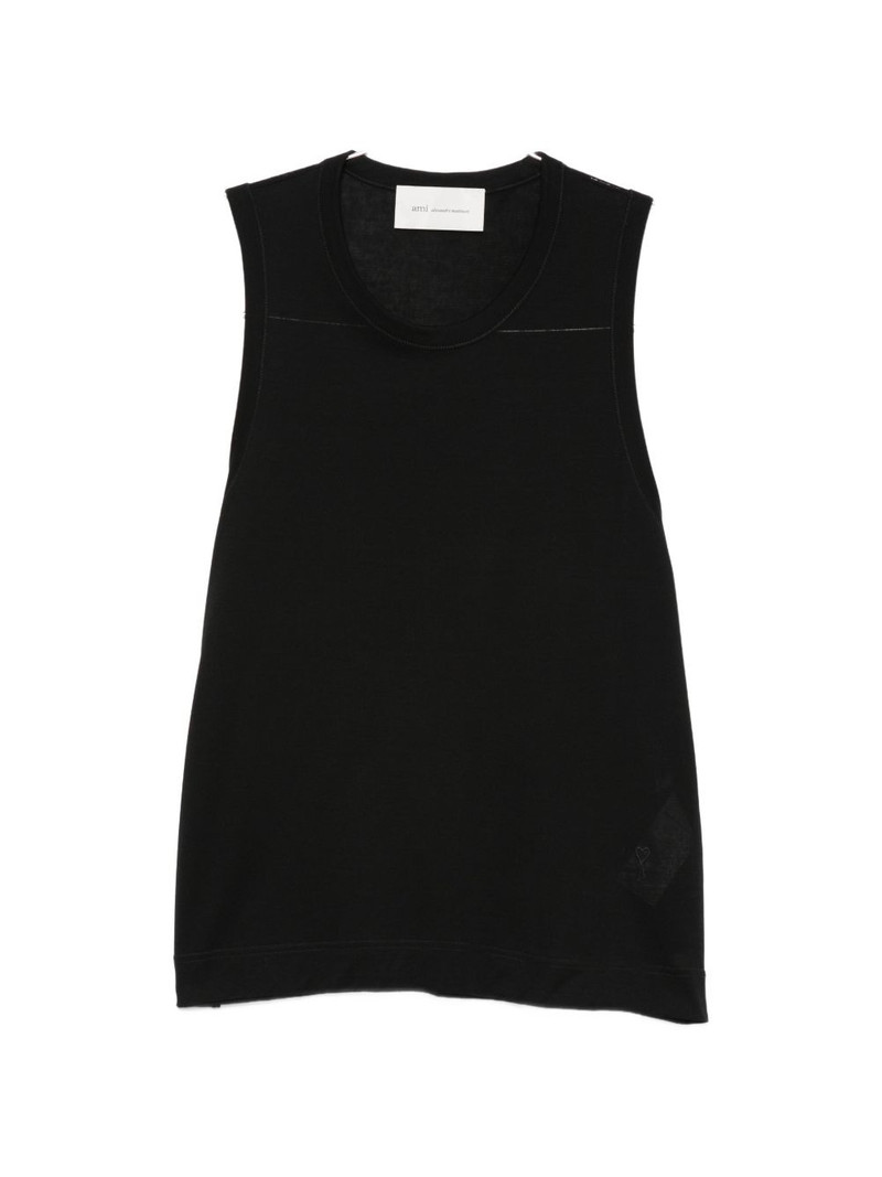 crew-neck vest 1