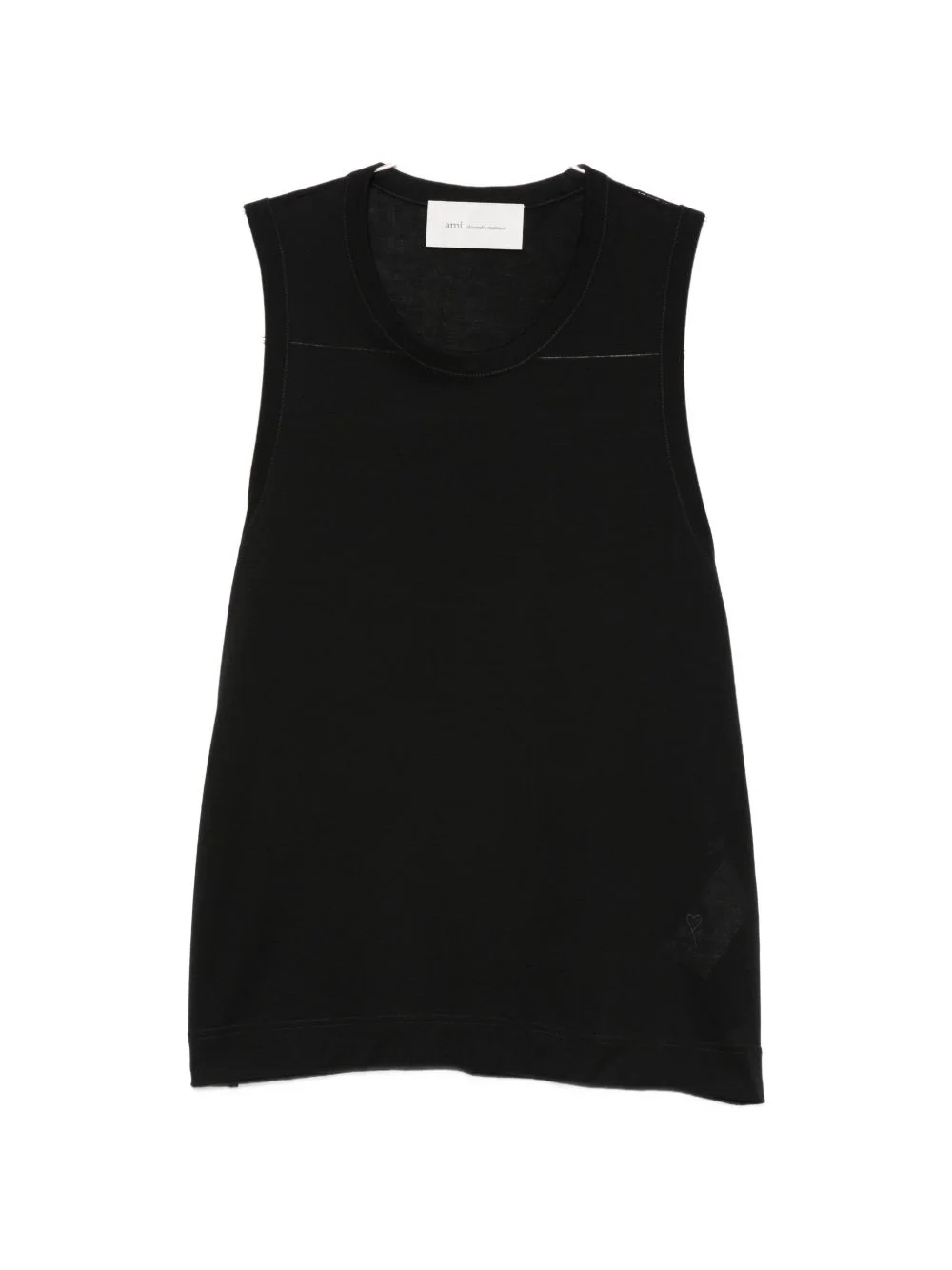 crew-neck vest - 1