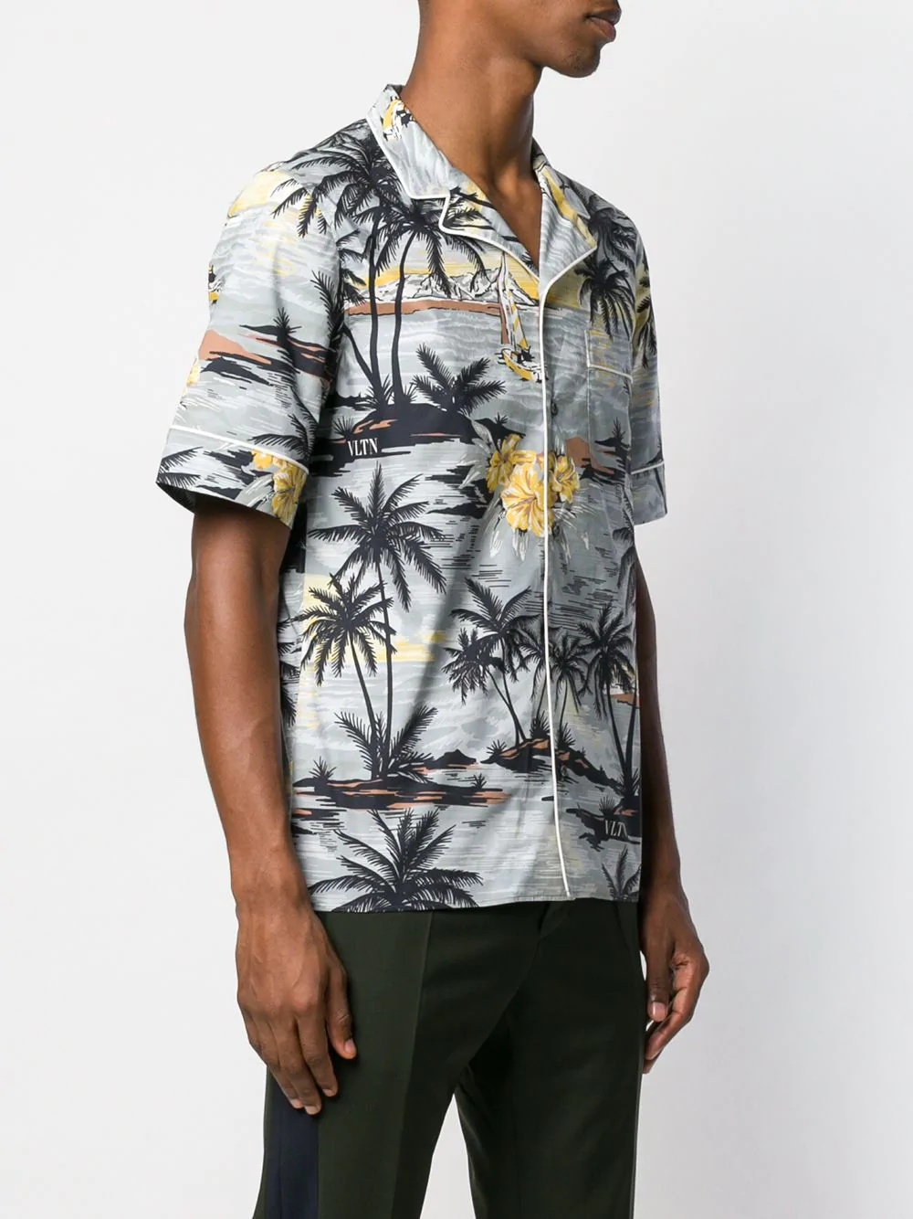 Hawaiian print shirt - 3