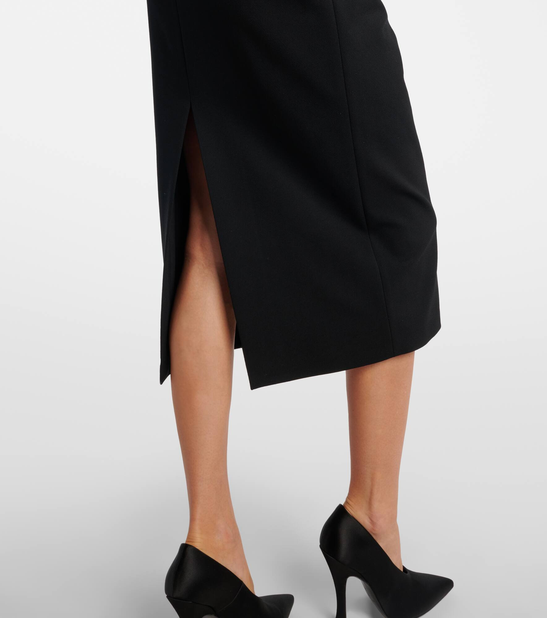Draped midi dress - 5