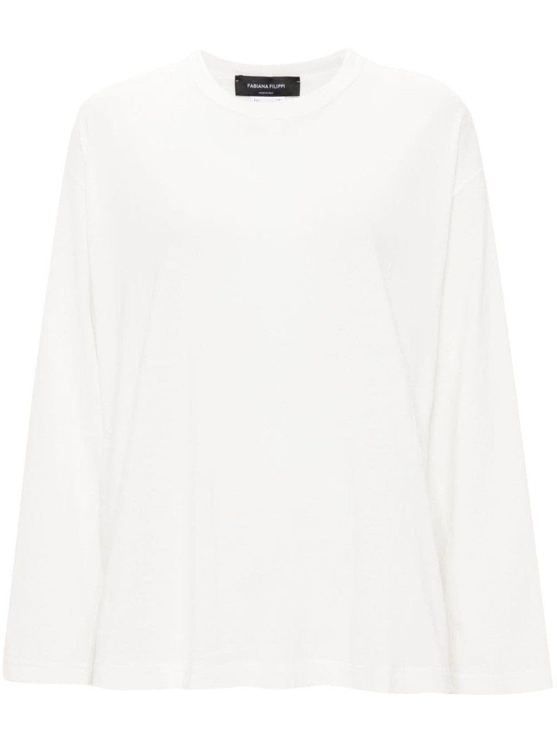 panelled longsleeved T-shirt 1