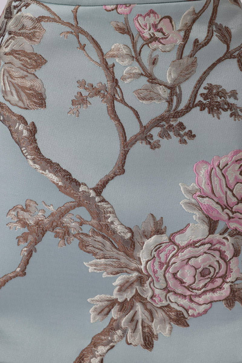 SAU LEE BRUNA BROCADE MINI DRESS outlook