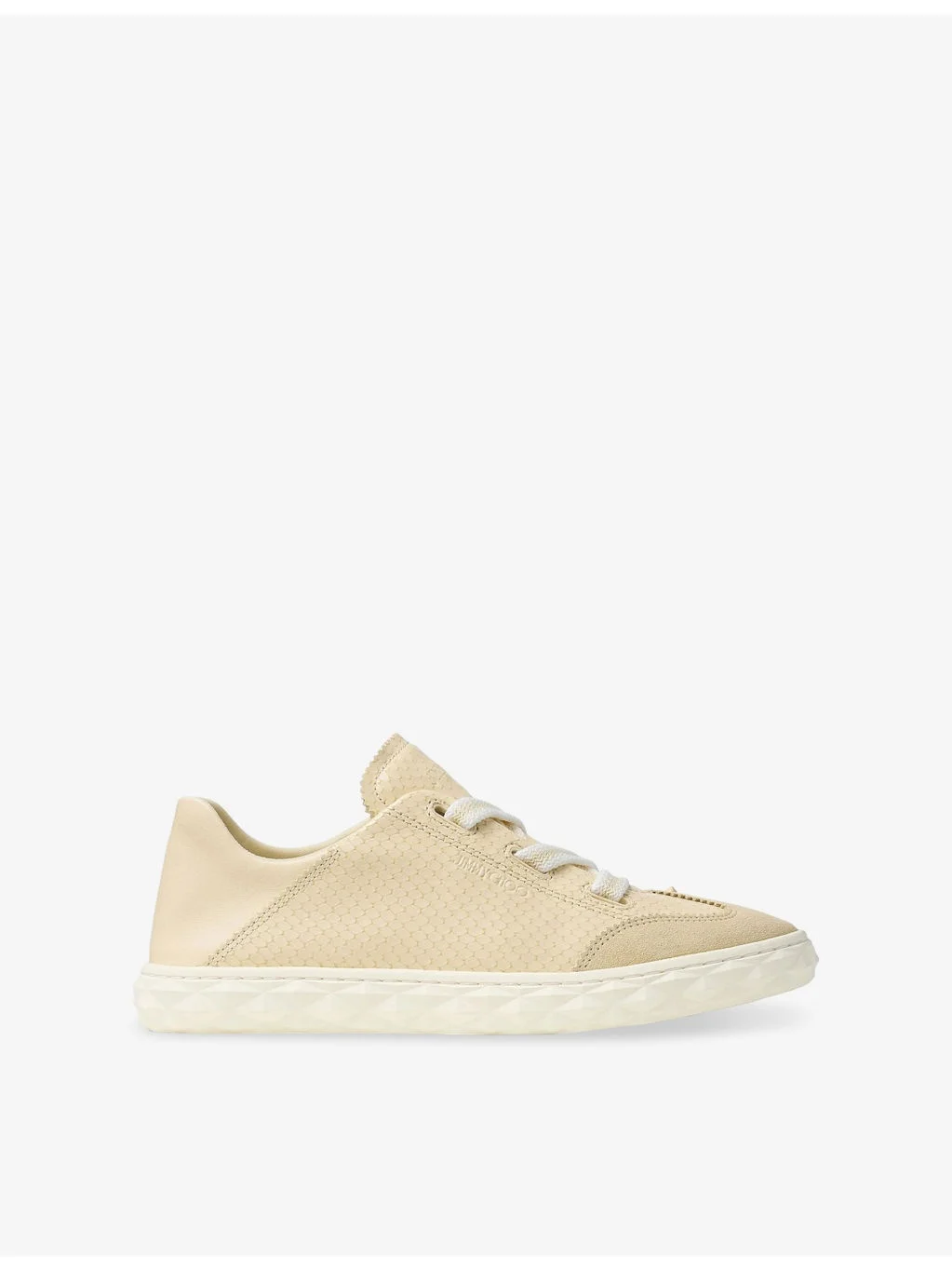 Diamond Light Flex Leather Low-Top Trainers - 1