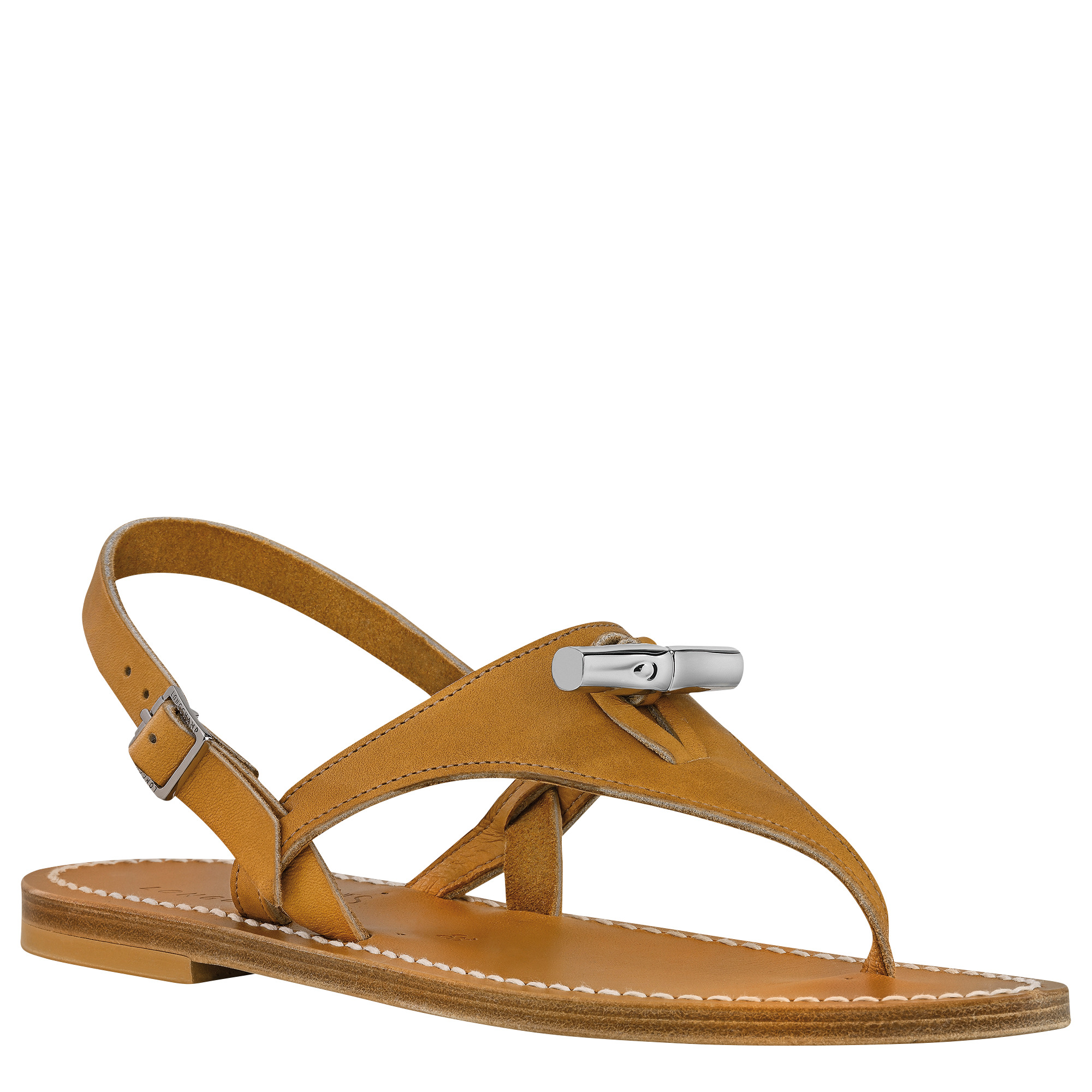 Longchamp x K.Jacques Sandals Natural - Leather - 2