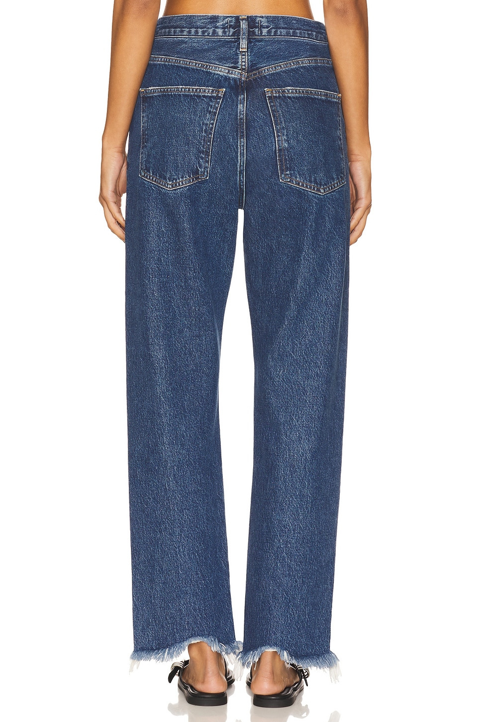 90s Mid Rise Loose Fit Jeans - 4