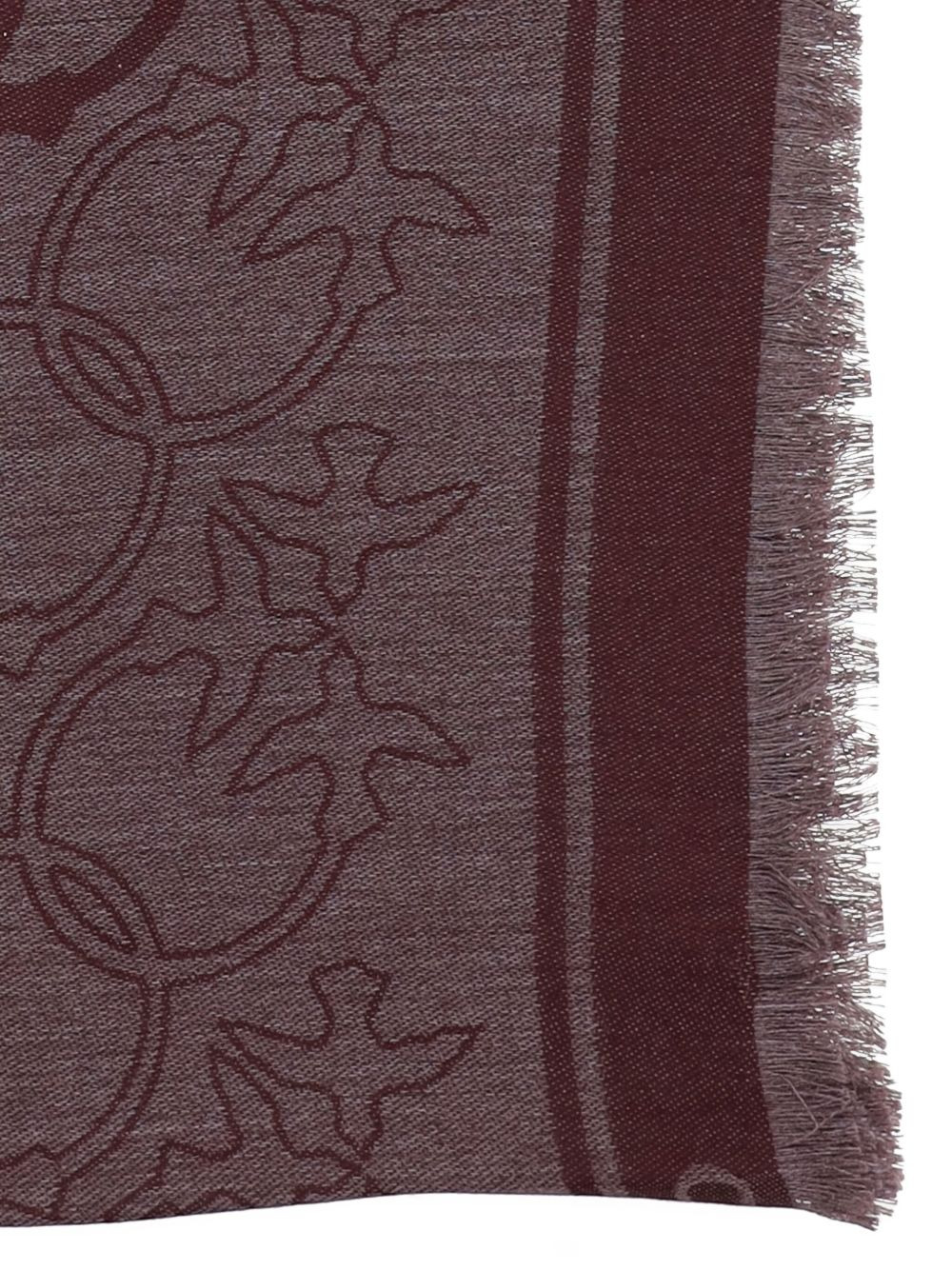 love-birds fringed scarf - 3