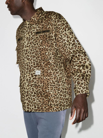 WTAPS leopard-print shirt outlook