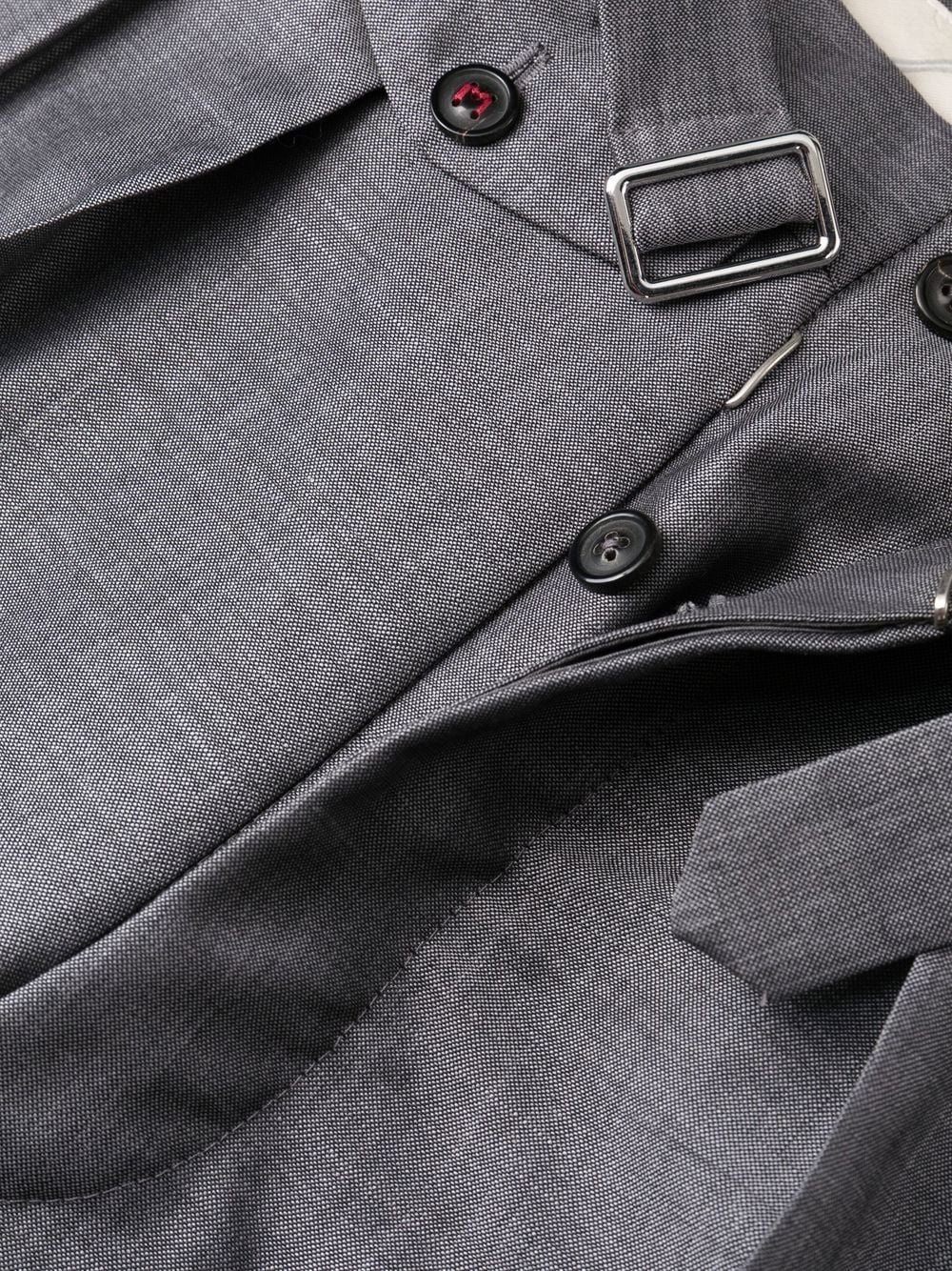 belted tapered trousers - 6