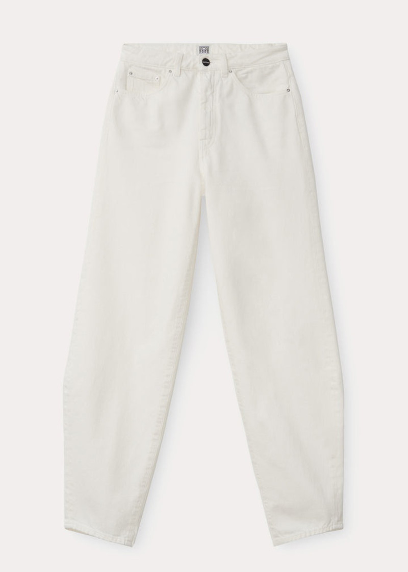 Barrel leg denim off-white 1
