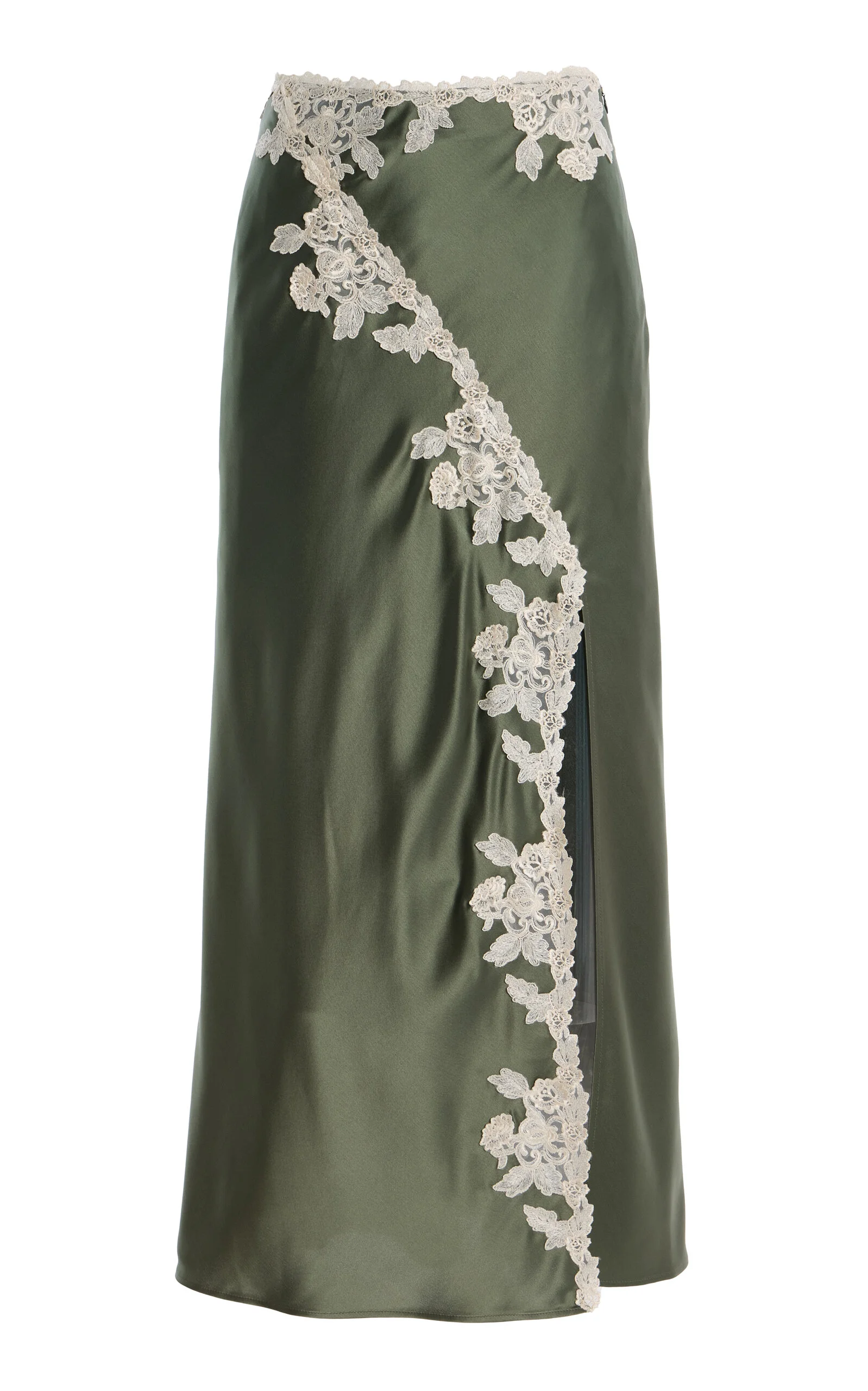 Erika Lace Maxi Skirt green - 1