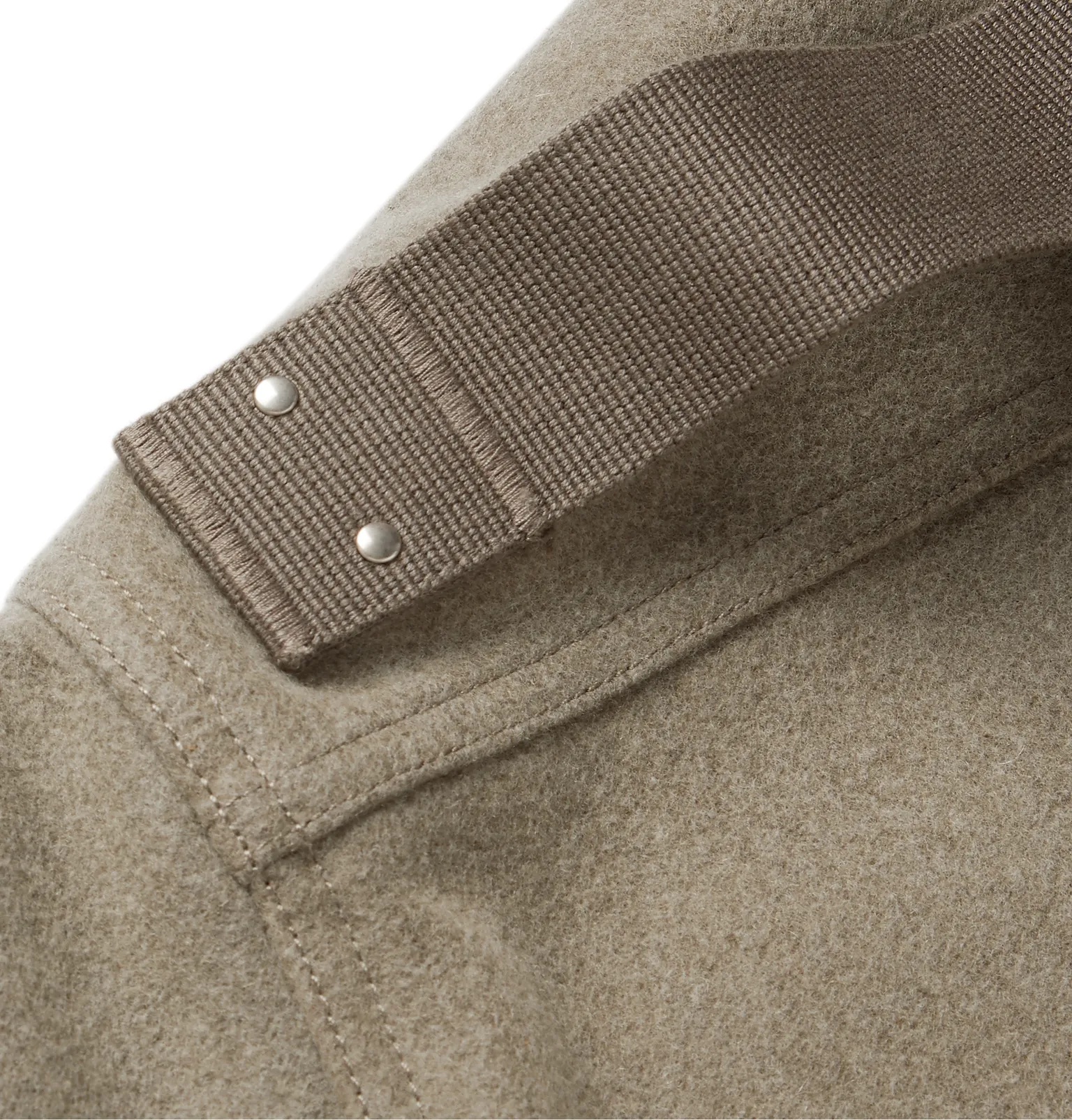 Virgin Wool-Blend Overshirt - 6