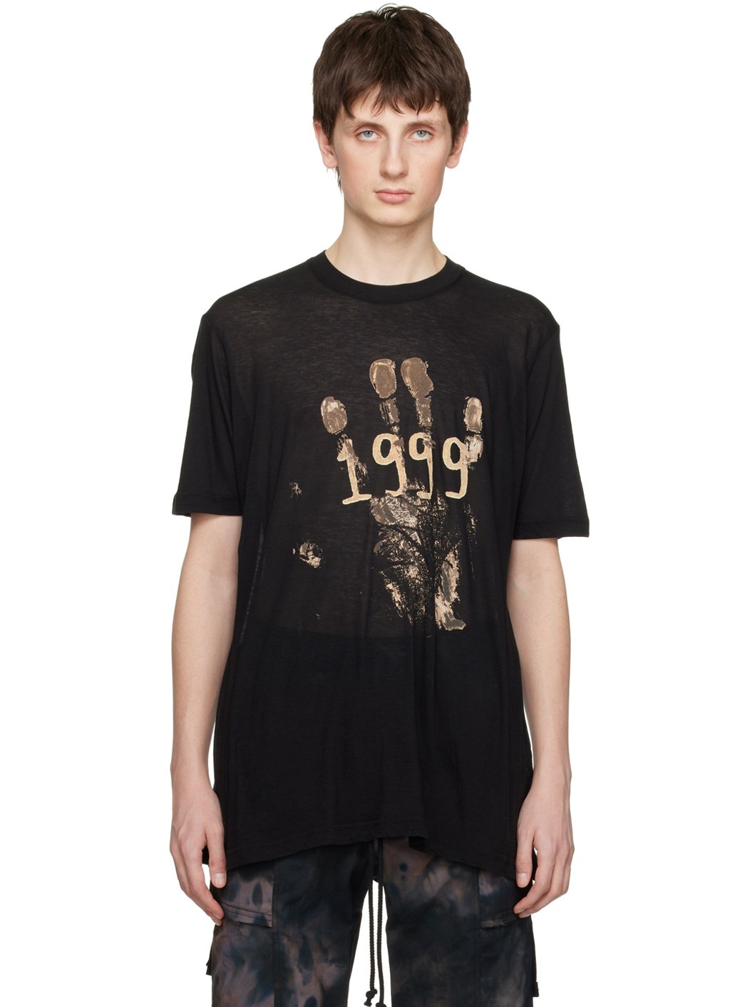 Black 1999 Hand T-Shirt - 1