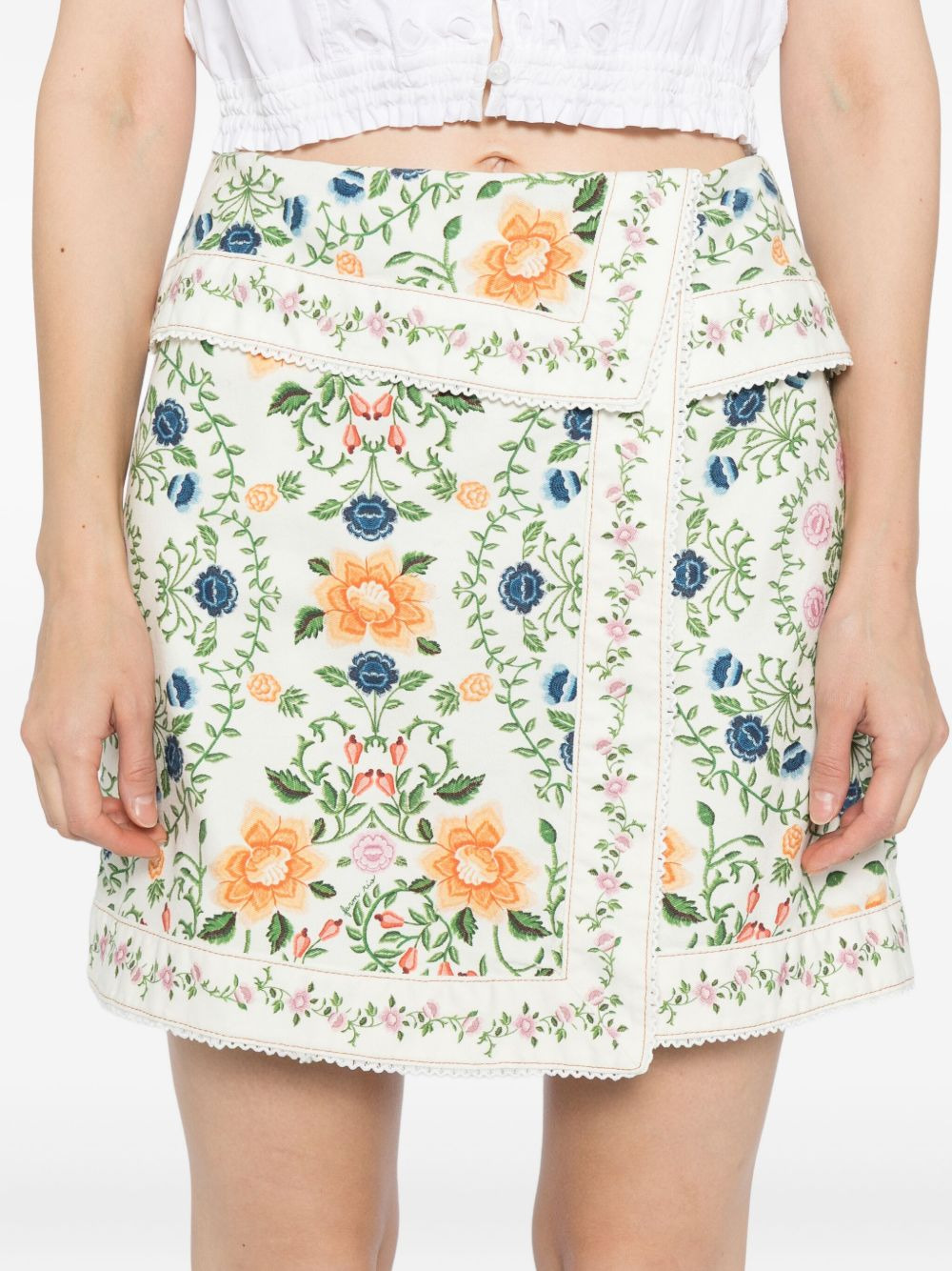 folk floral skirt - 5