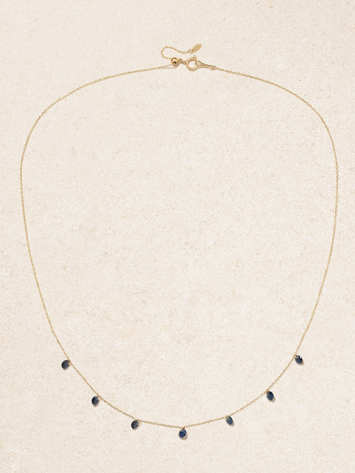 18-karat Gold Sapphire Necklace - 1