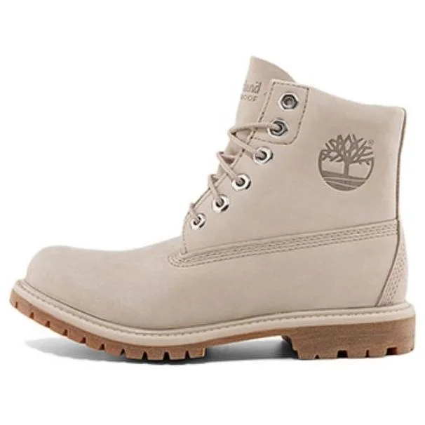 (WMNS) Timberland Nellie 6 Inch Waterproof Boots 'Light Taupe Nubuck' A44KU - 1