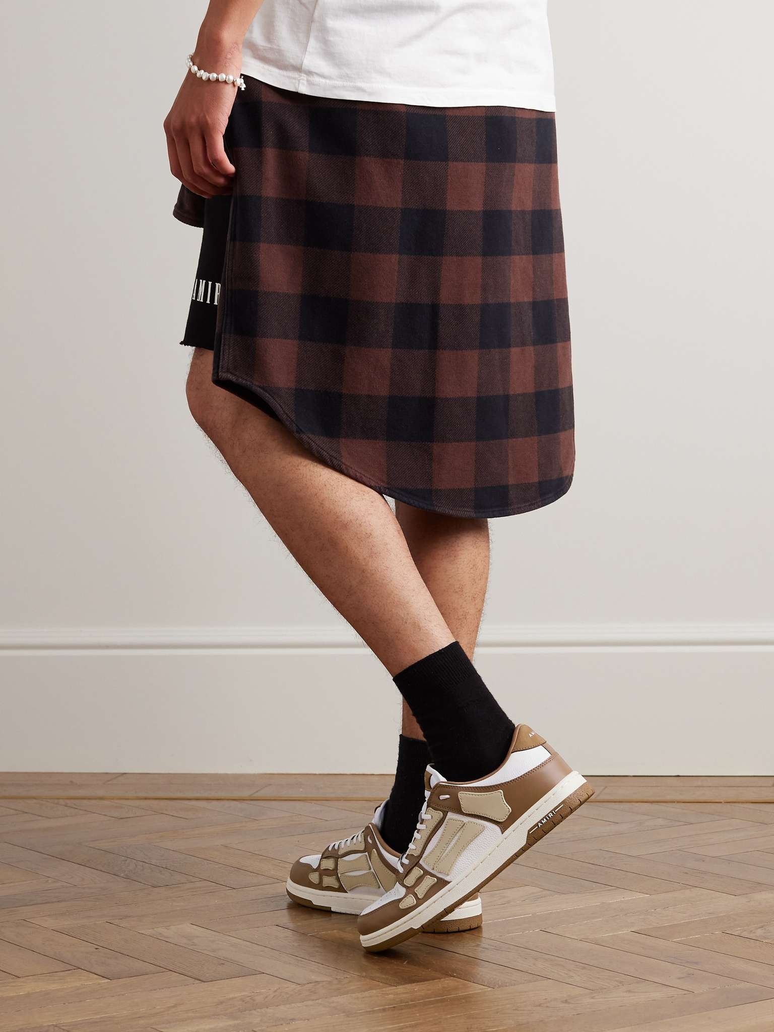 Skel-Top Colour-Block Leather Sneakers - 2