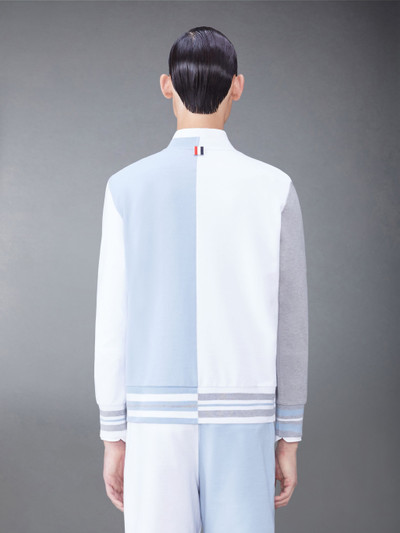 Thom Browne Funmix colour-block cotton sweatshirt outlook