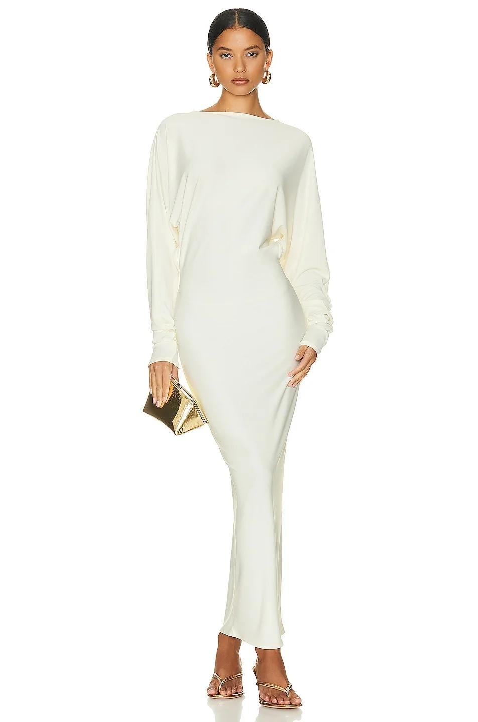 Matte Jersey Open Back Dress - 1