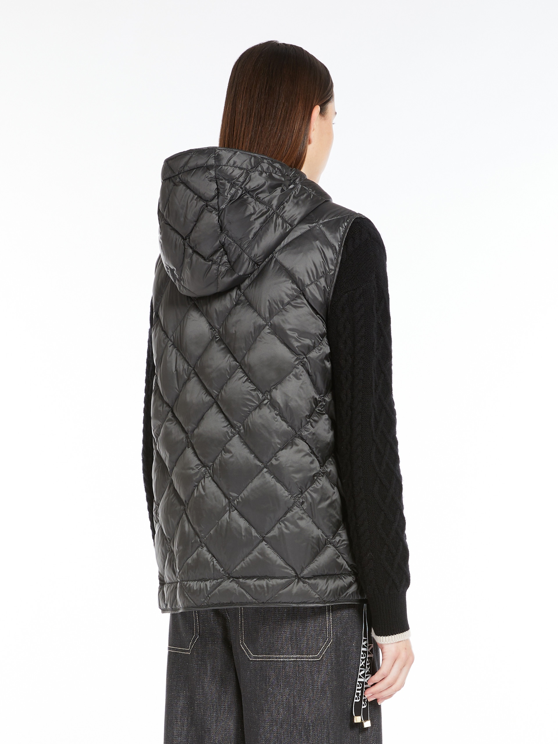 TREFA Gilet in quilted water-repellent canvas - 4