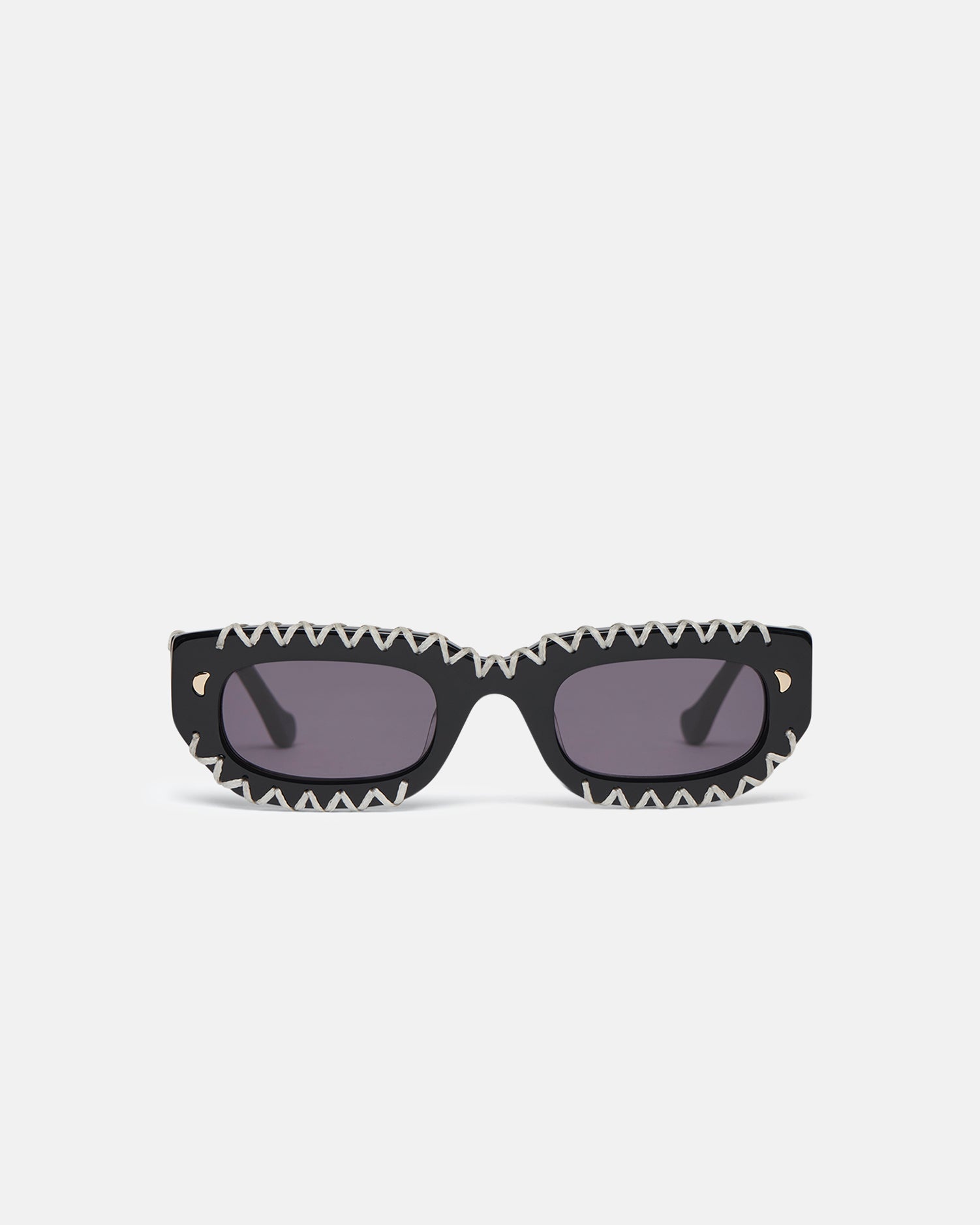 Crocheted D-Frame Sunglasses - 1