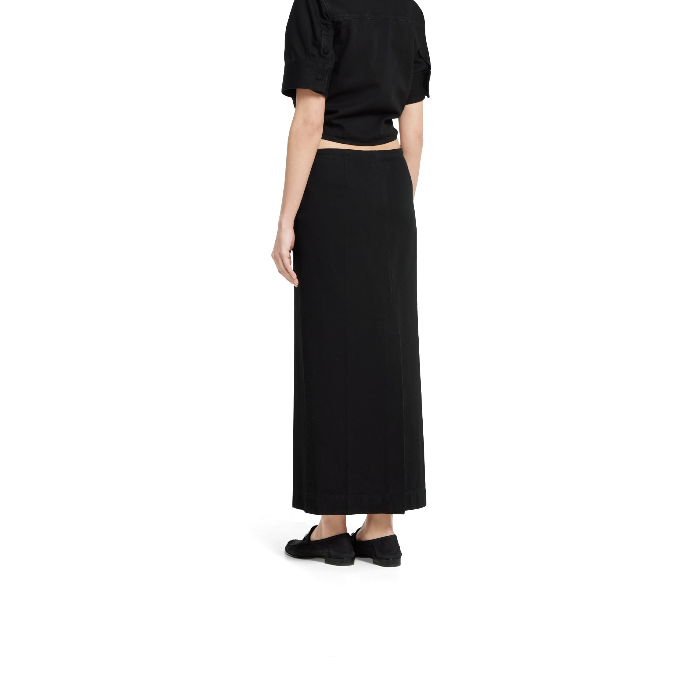 Denim skirt with Horsebit - 4