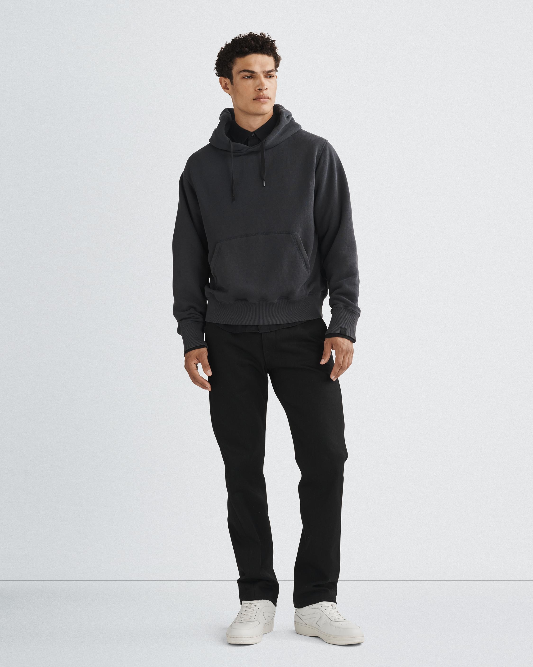 rag & bone Damon Vintage Terry Hoodie Relaxed Fit Sweatshirt