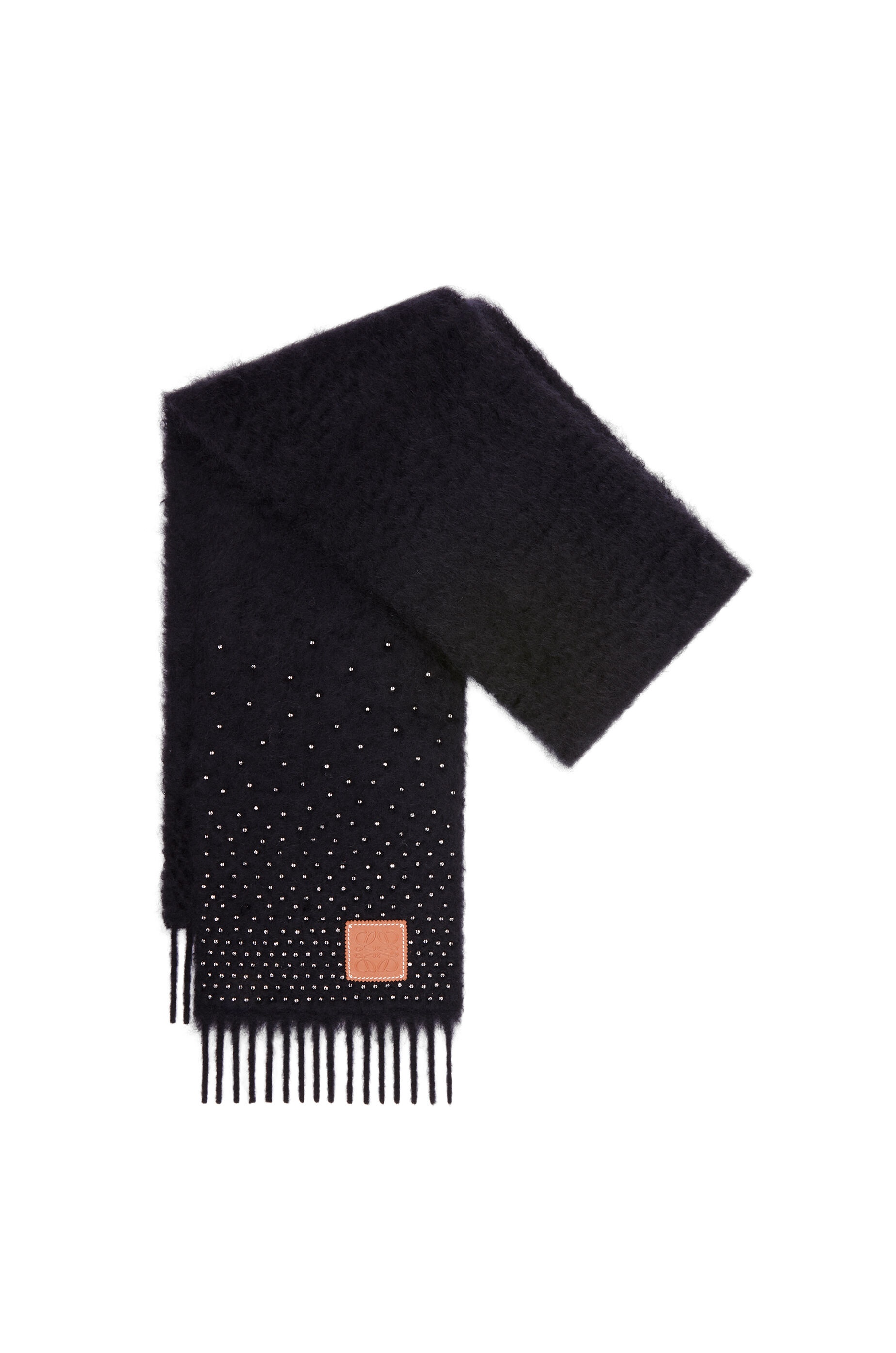 Sequins Scarf in mohair and wool - 2