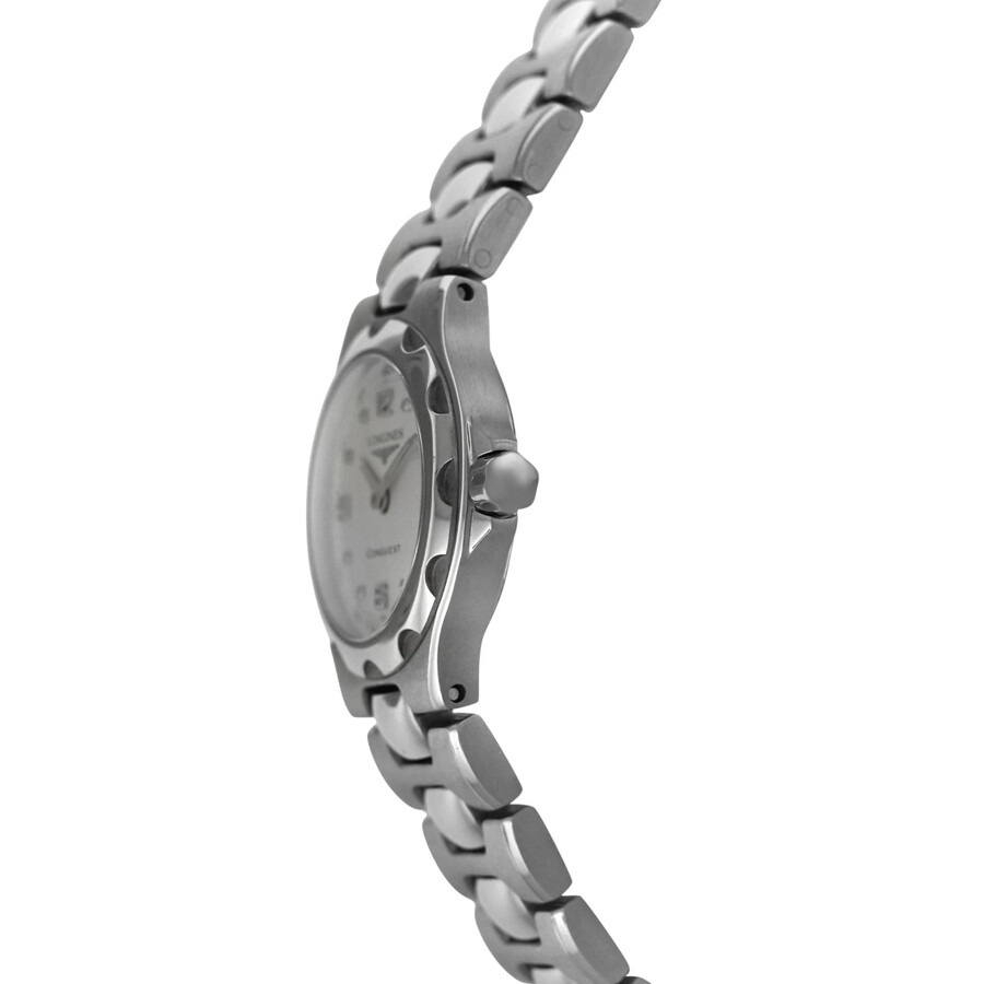 Pre-owned Longines Conquest Quartz Brown Dial Ladies Watch L1.130.4 - 2