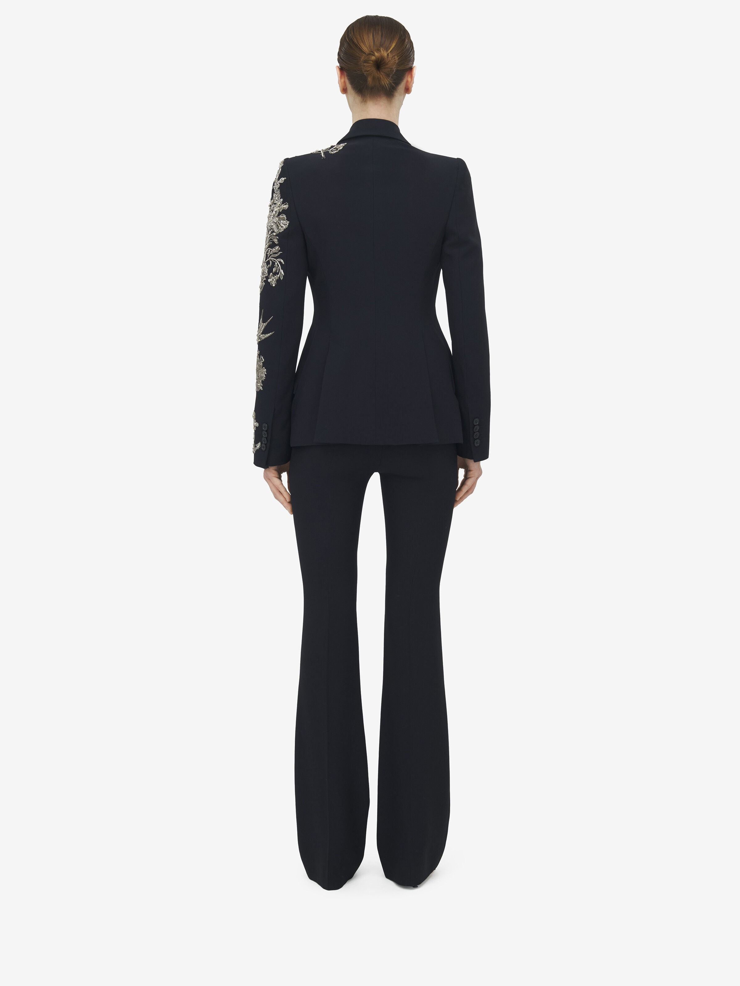 Silver Tattoo Embroidery Jacket - 5