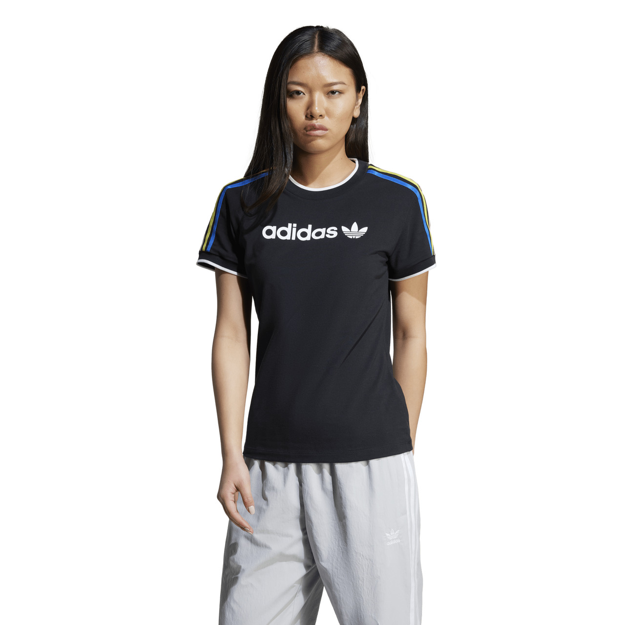adidas Womens adidas Cali Short Sleeve T-Shirt - 1