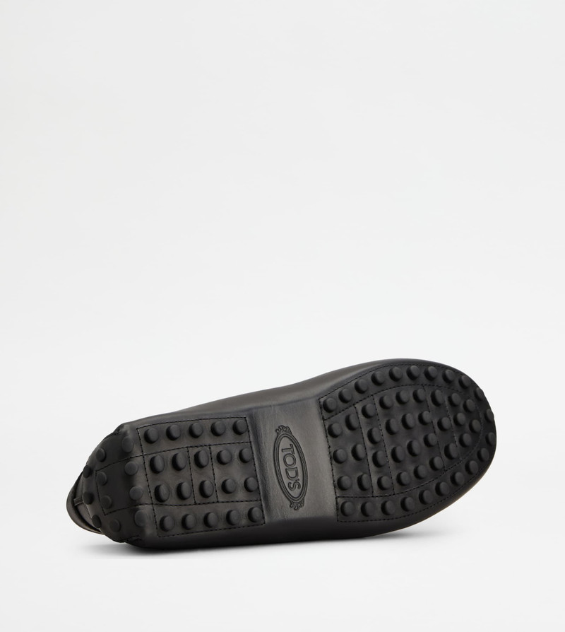 GOMMINO DRIVING SHOES IN LEATHER - BLACK 4