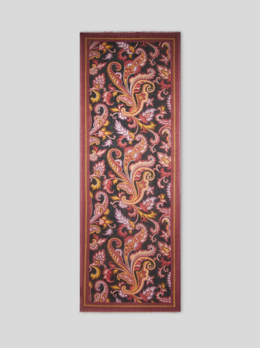 FLORAL PAISLEY SCARF - 2
