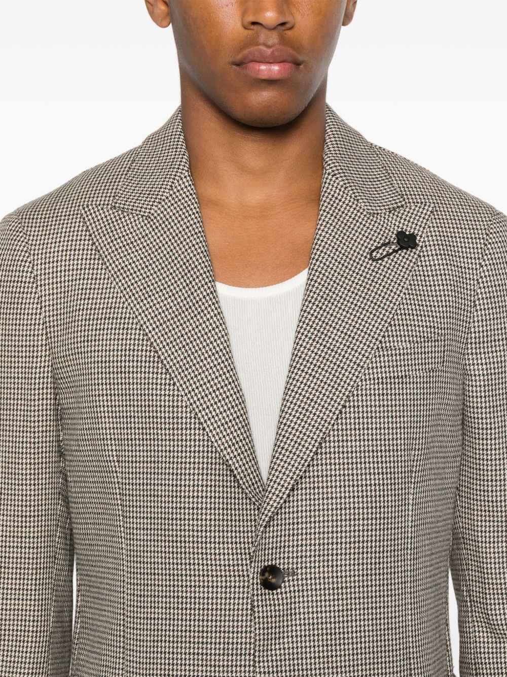 houndstooth blazer - 5