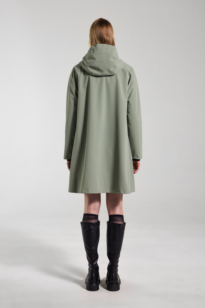 Mosebacke Lightweight Zip Matte Raincoat Comet 4