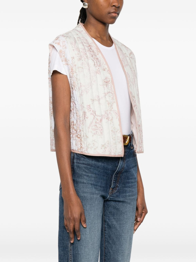 floral-pattern gilet 3