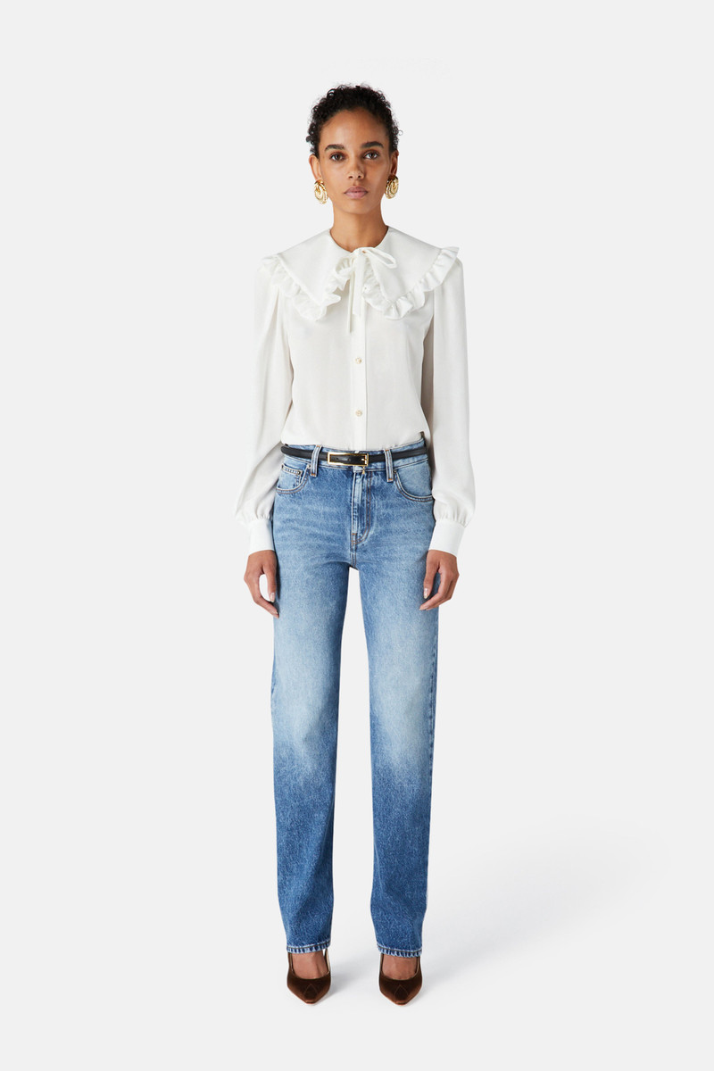Alessandra Rich DENIM SLIM FIT PANTS outlook