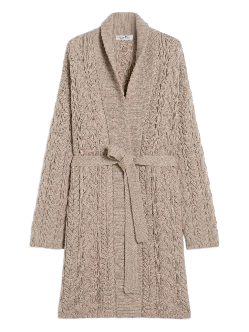 cable-knit cardigan - 1