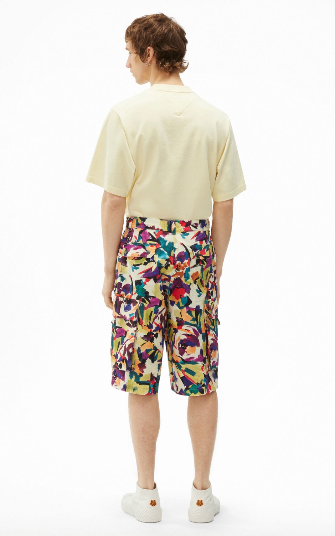 'Archive Floral' cargo shorts - 3