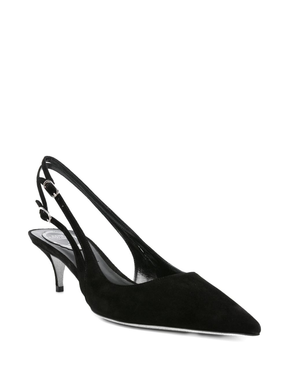 60mm slingback pointed-toe heeled pumps - 2