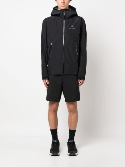 Arc'teryx logo-embroidered hooded jacket outlook