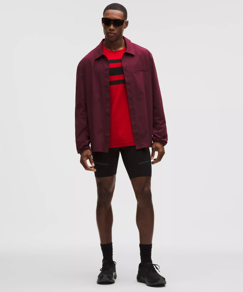 lululemon Perforated Running Overshirt outlook