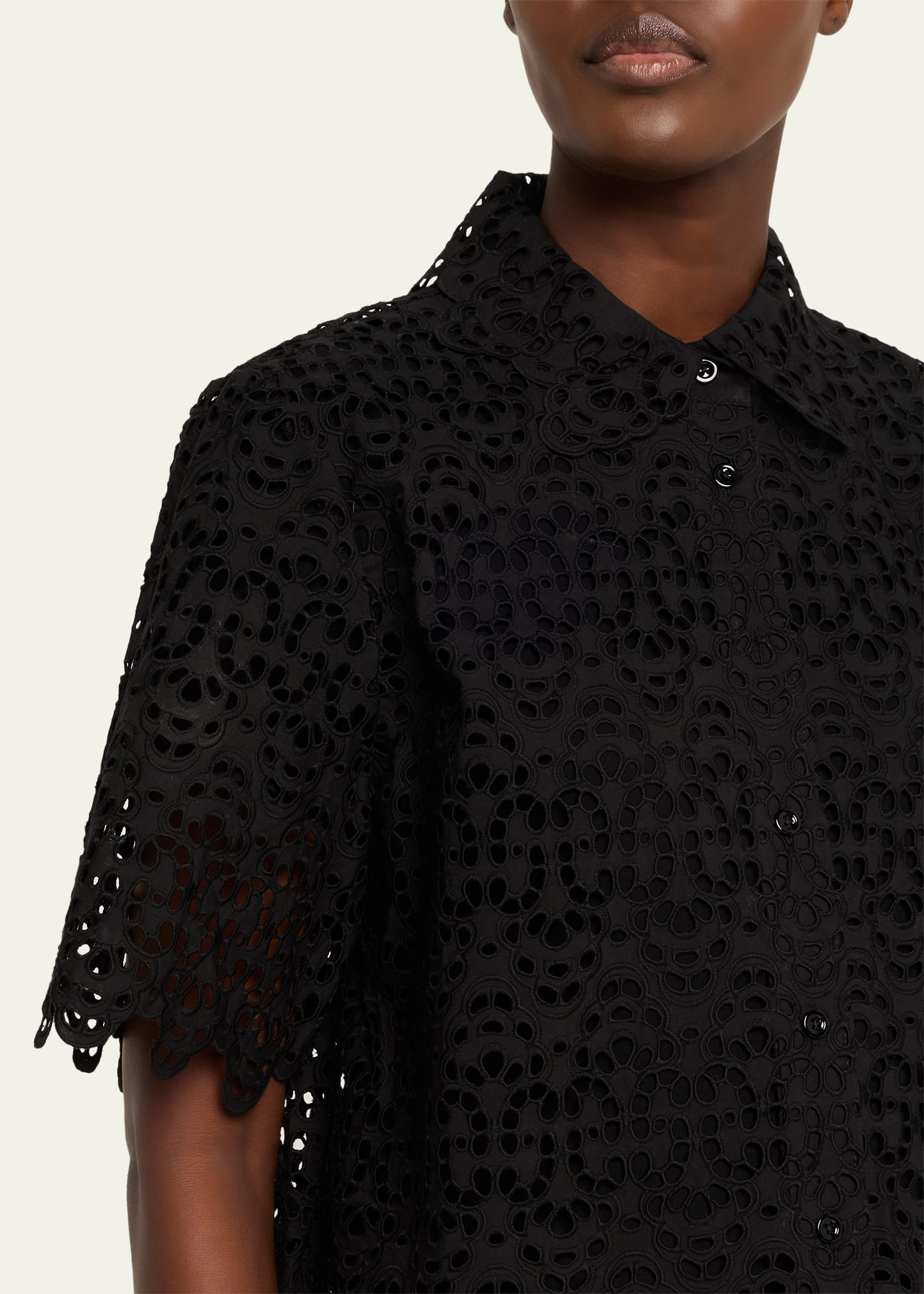 The Deco Eyelet Top - 5