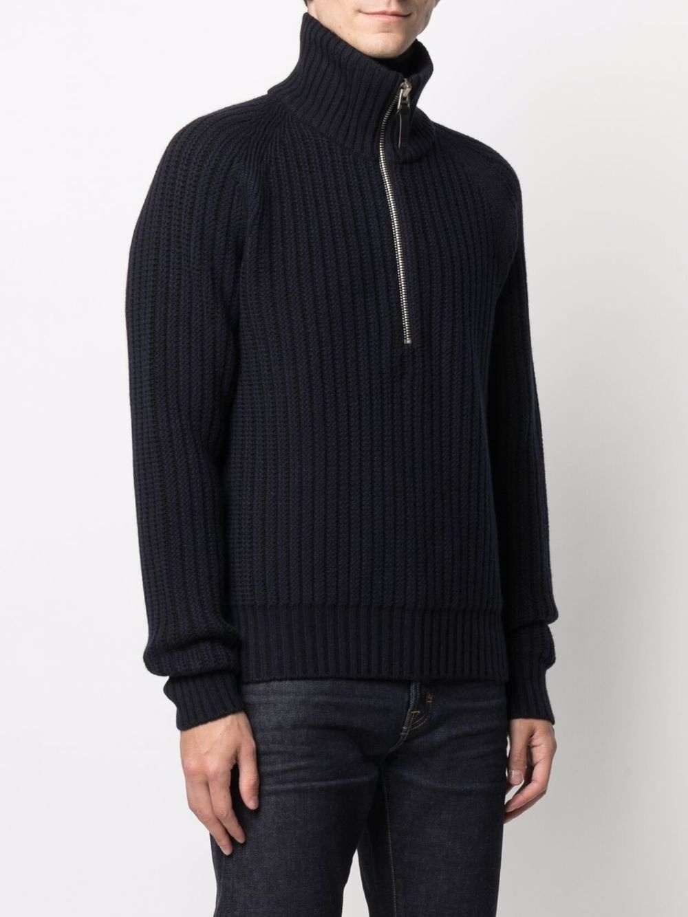 ribbed-knit jumper - 3