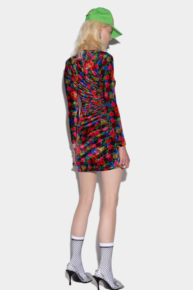 DSQUARED2 SHIRRED MINI DRESS outlook