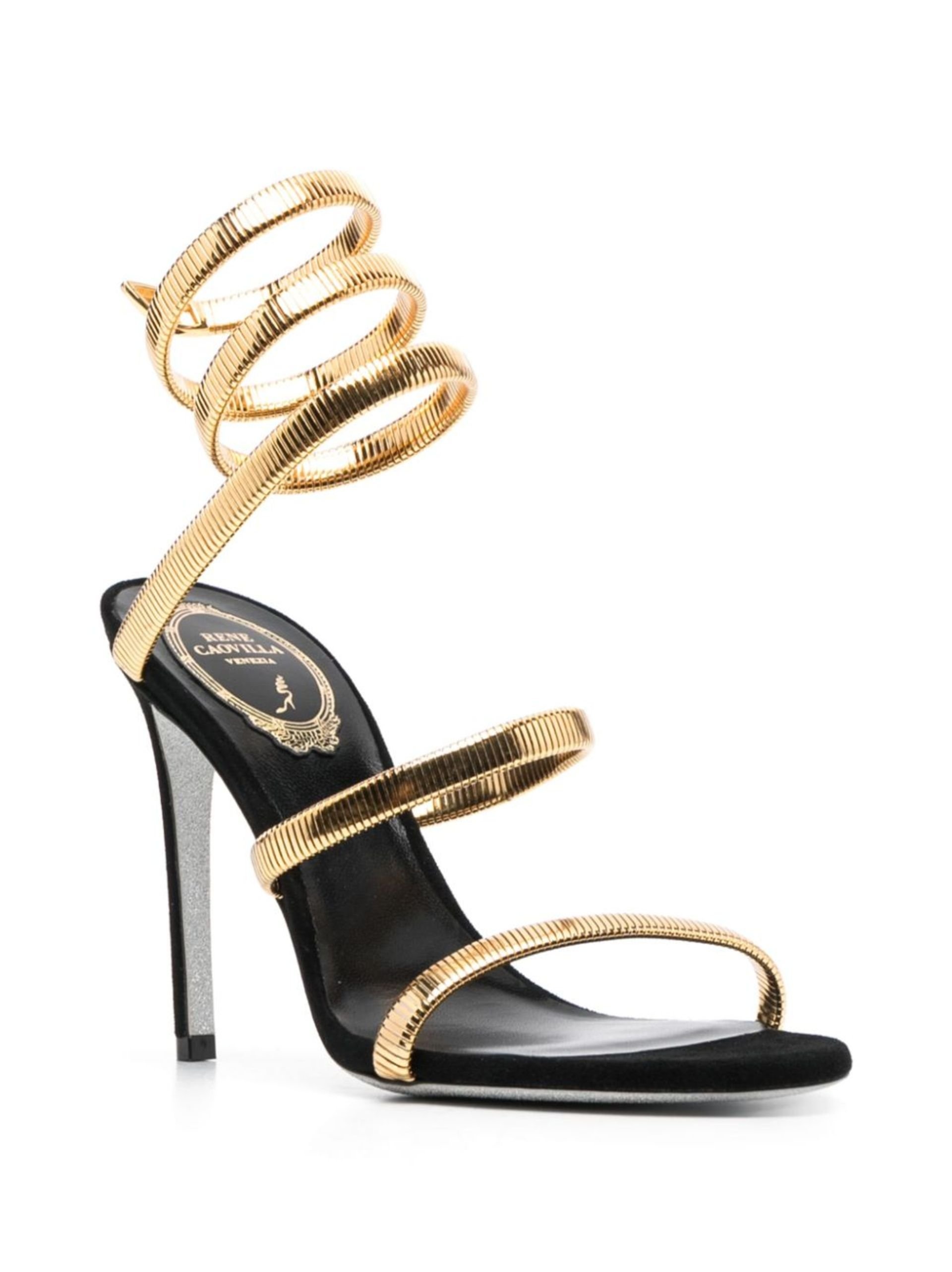 Black Juniper 110 Coiled-Strap Sandals - 2