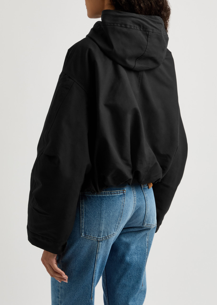 La Parka Courte Caraco hooded canvas jacket - 3