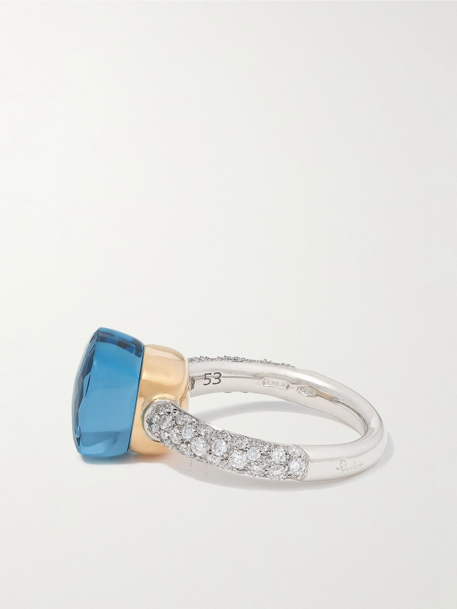 Nudo 18-karat white and rose gold multi-stone ring Gold - 5