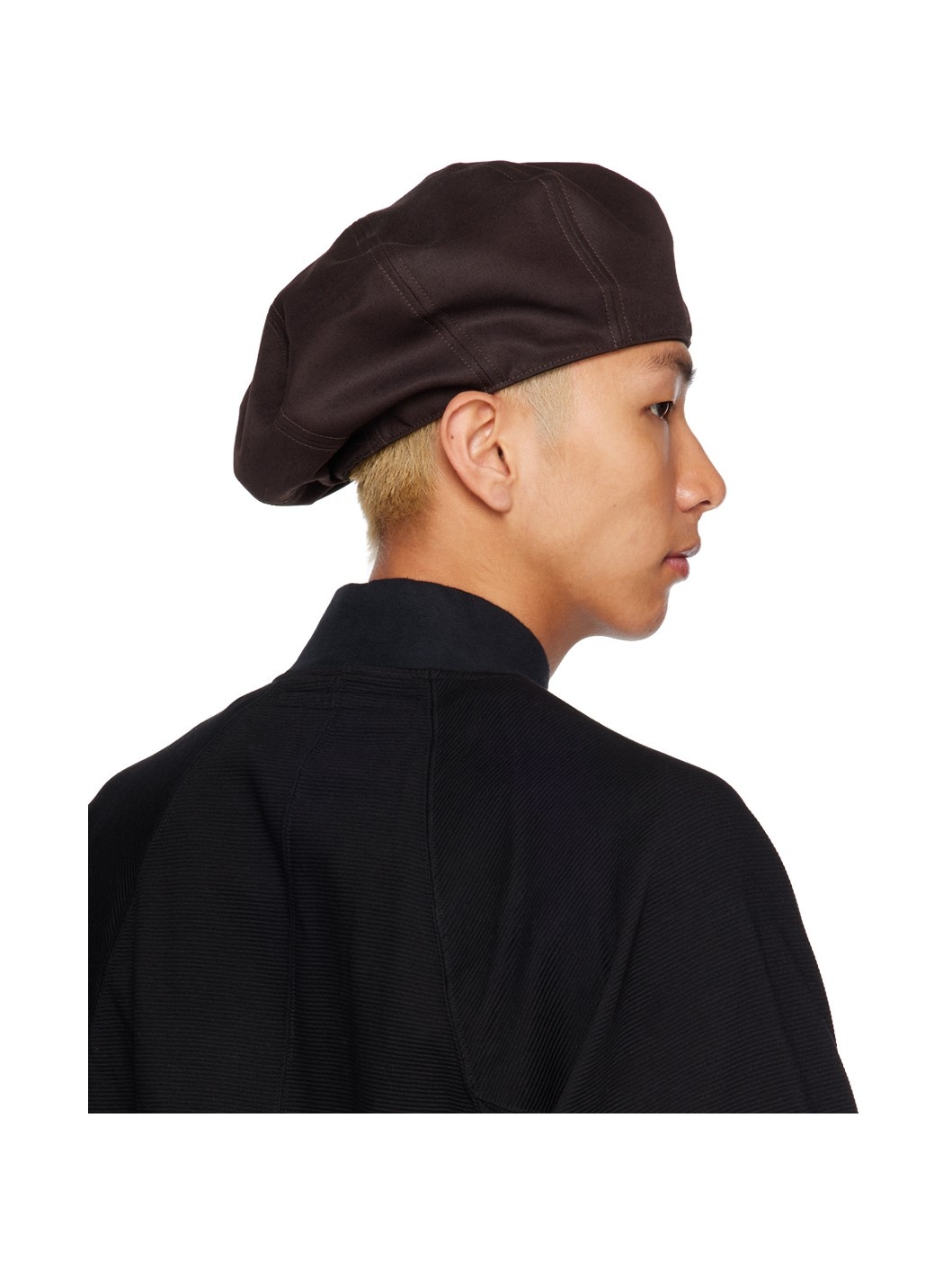 Brown Patch Beret - 3